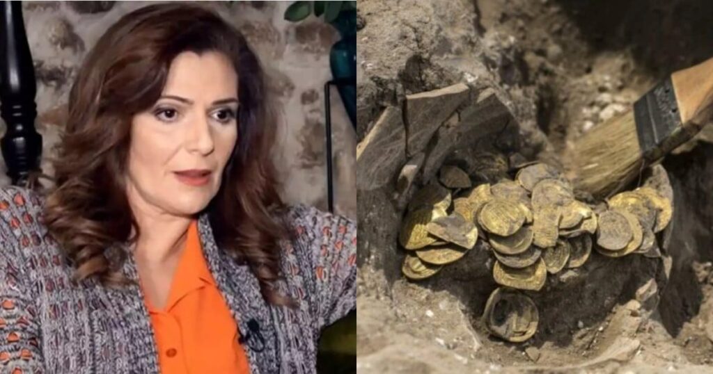 Ανεκτίμητος θησαυρός, περήφανη σύζυγος η Θεοδώρα Σιάρκου: "Ο άντρας μου έσκαψε και βρήκε 4.000 χρυσά νομίσματα"