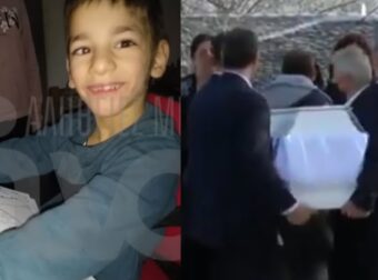Δάκρυσε ο Θεός πάνω απ'τον Βόλο: Σε άσπρο φέρετρο ο 10χρονος Κωστάκης, απαρηγόρητοι οι γονείς στην κηδεία του