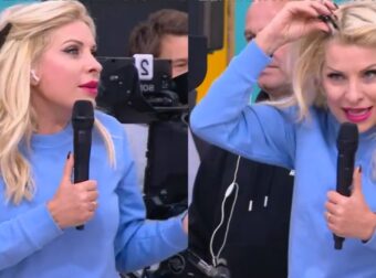Πρώτη φορά τη βλέπουν έτσι οι τηλεθεατές: Σούσουρο με την Μενεγάκη, βγήκε on air με τα τσιμπιδάκια στο κεφάλι