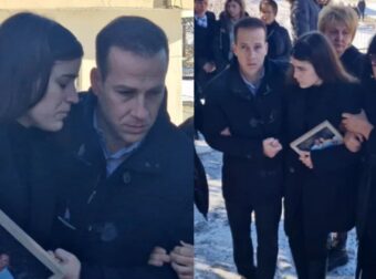 Αρχαία… τραγωδία η κηδεία του σμηναγού: Υποβασταζόμενη η αρραβωνιαστικιά του, «Ψηλά – ψηλά» ψιθύριζε η μάνα