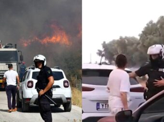 «Σαν μάνα μου σου το λέω»: Η συγκλονιστική στιγμή που ο αστυνομικός εκλιπαρεί γυναίκα να φύγει από το σπίτι της