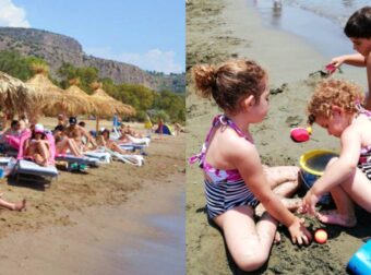 Θερμή παράκληση: Την επόμενη φορά που θα πάτε παραλία, παραχωρήστε τις μπροστά ξαπλώστρες σε γονείς με παιδιά