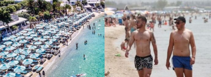 «Δεν κάνεις μπάνιο αν δεν πληρώσεις, κατάντια»: Έκατσαν στην άκρη παραλίας γεμάτης ξαπλώστρες & τους έδιωξαν