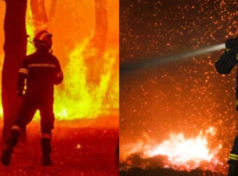 Αυτοί είναι οι αληθινοί ήρωες: Η μάχη ζωής και θανάτου ενός πυροσβέστη με τις φωτιές, συγκλονίζει το διαδίκτυο