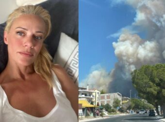 Τραγικές στιγμές για την Ζέτα Μακρυπούλια: Έτρεχε να γλιτώσει από τις φλόγες – «Κόλαση, είμαστε στο έλεος μας»