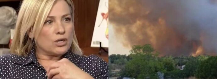Συγκινεί η Μαριάννα Τουμασάτου, μια ανάσα από τις φλόγες το σπίτι της: “Θα ήθελα να σας ήξερα έναν έναν”