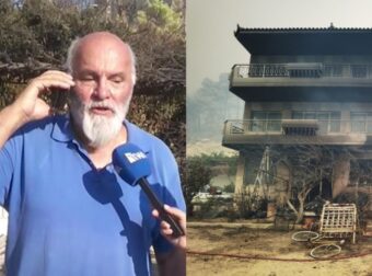 «Πήγα ν’ανάψω 1 κερί επειδή σώθηκε το σπίτι μου κι όταν γύρισα ήταν καμένο»: Συγκλονίζει πυρόπληκτος στο Μενίδι