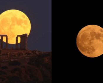 Υπερπανσέληνος: Εντυπωσιάζει το «μπλε φεγγάρι» του Αυγούστου – Μαγευτικές οι εικόνες της Ελλάδας μας