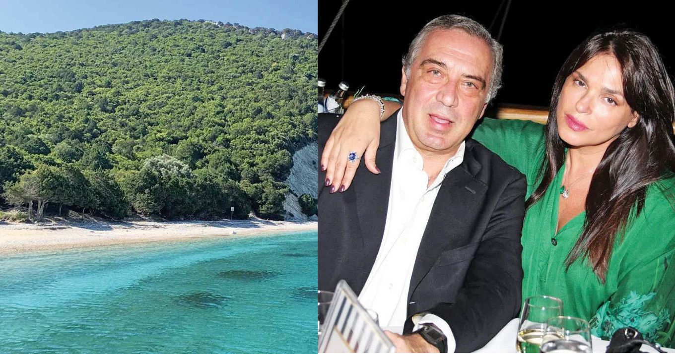 Ένας παράδεισος για τη Σίλια Κριθαριώτη: Το καταπράσινο ιδιωτικό νησί του εφοπλιστή άντρα της αξίας 40.000.000€