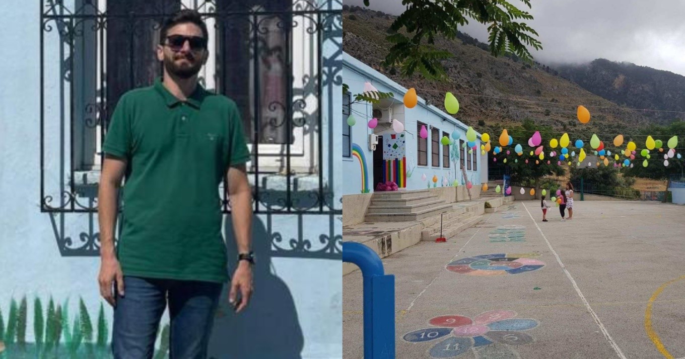 Ο «δάσκαλος της χρονιάς»: Μεταμόρφωσε σχολείο στον Ψηλορείτη – Κάθε μέρα κάνει 100 χλμ. για το σχολείο