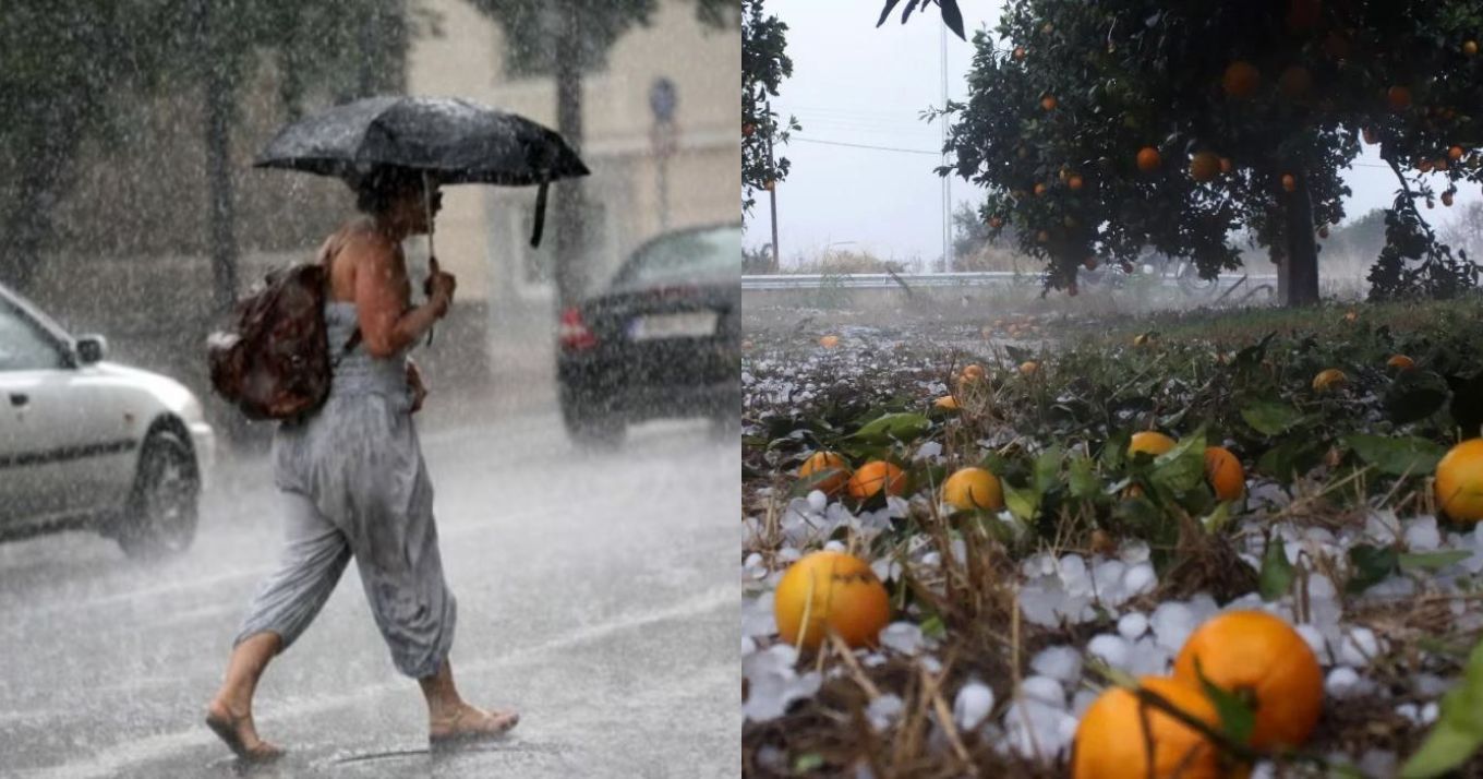 Νέο έκτακτο δελτίο της ΕΜΥ: Μαύρα μαντάτα, ποιες περιοχές θα «πνιγούν» στο νερό – Έρχεται χαλάζι & ισχυρές καταιγίδες