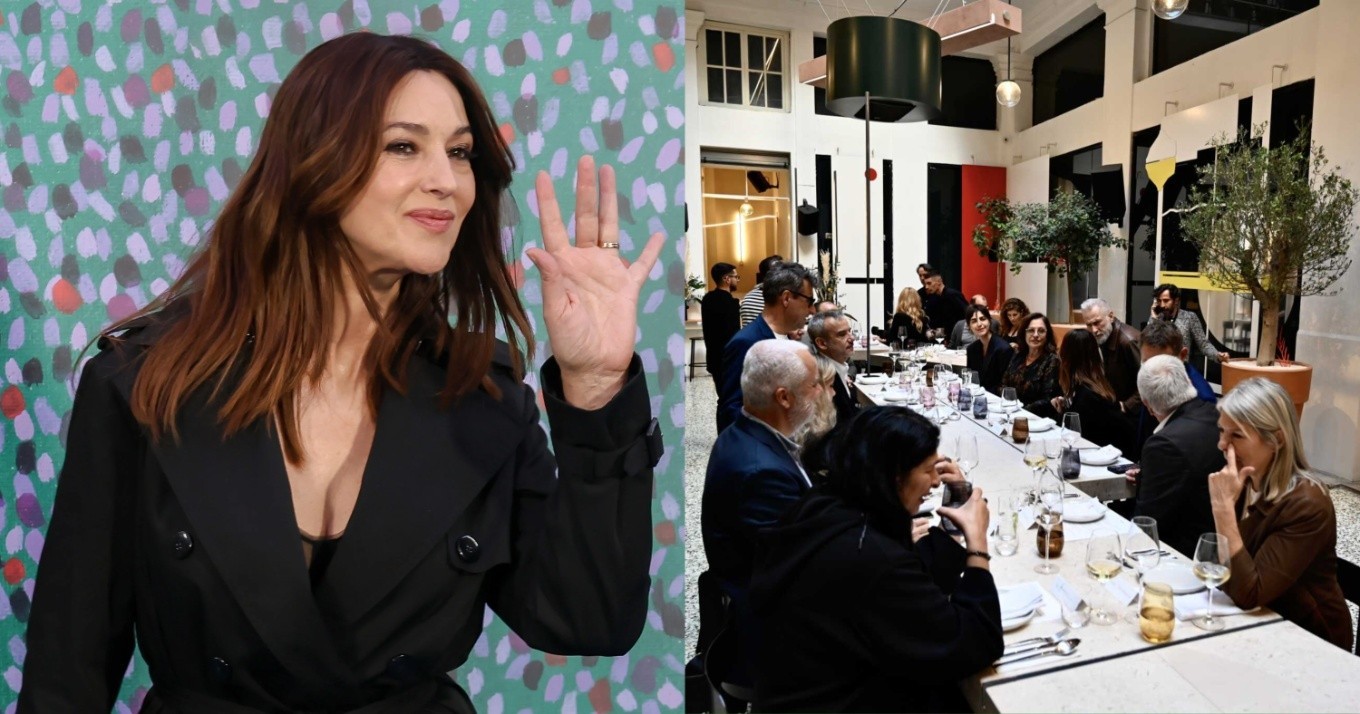 Παρήγγειλε Γιουβέτσι & χόρτα: Ακομπλεξάριστη και καθόλου ψωνισμένη η Μόνικα Μπελούτσι τρώει σε ταβέρνα στα Λαδάδικα