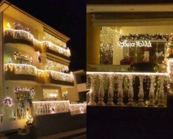 Παίρνει και φέτος το βραβείο: Το πιο στολισμένο σπίτι στην Ελλάδα άναψε τα φώτα του & το χαζεύει όλη η γειτονιά