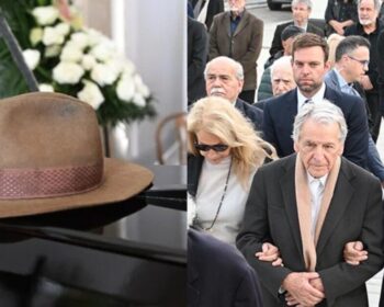 Κηδεύτηκε με το αγαπημένο του καπέλο: Βουβός πόνος στο τελευταίο “αντίο” στον Βασίλη Βασιλικό, η τελευταία επιθυμία