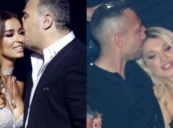 Αντί να κοιτάζουν τον Ρέμο, κοιτούσαν εκείνους: Η glam εμφάνιση της Σπυροπούλου και οι τρυφερές στιγμές με τον σύζυγό της στα μπουζούκια