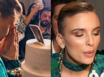 Κατερίνα Λιόλιου: Γιόρτασε τα γενέθλια της με σκίσιμο που “ζαλίζει”, πόσα κεράκια έσβησε στην 4όροφη τούρτα