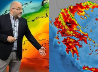 Μέχρι και ο Αρναούτογλου… τρόμαξε με αυτό που έρχεται: Η μέρα… κόλαση για την Αττική, θα φτάσει 43 βαθμούς