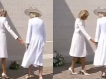 Το λάθος της Μπριζίτ Μακρόν: Η αμήχανη στιγμή που πάει να πιάσει το χέρι της βασίλισσας Καμίλα κι εκείνη αντιδράει