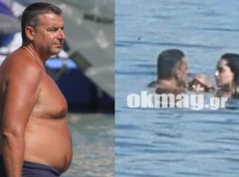 Σαν ερωτευμένοι… πιγκουίνοι: Διέρρευσαν πλάνα του Λιάγκα και της Αντωνά μέσα στην θάλασσα, δεν είδαν την κάμερα