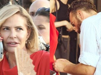 Πήρε βελόνα και κλωστή και της το διόρθωσε άρον άρον: Σάλος με το “λάθος” στο φόρεμα της Τζένης Μπαλατσινού