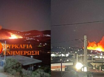 Καίγεται τώρα η Κερατέα: Φωτιά κοντά σε σπίτια, ήχησε το 112 – Συγκλονιστικές εικόνες από το πύρινο μέτωπο