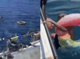Υπναράς “τουρίστας” κοιμήθηκε στην κουλούρα και τον βρήκε αλιευτικό σκάφος μεσοπέλαγα 19 ώρες μετά