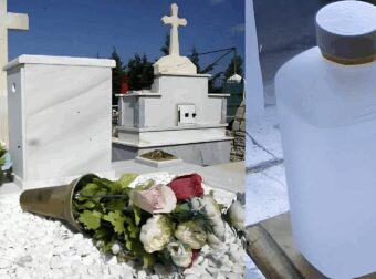 Φωνές μέσα στο νεκροταφείο: Πήγε να καθαρίσει τον τάφο, «κάηκαν» τα σωθικά της αντί για νερό ήπιε νέφτι