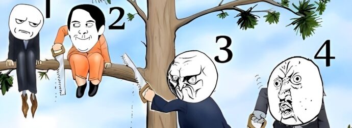 Ποιος είναι ο λιγότερο έξυπνος στην εικόνα;