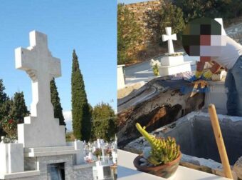 Νεκροταφείο Καλαμαριάς – Πήγε να κάνει εκταφή τον πατέρα του και είδε να τον μεταφέρουν τυλιγμένο σε σεντόνι