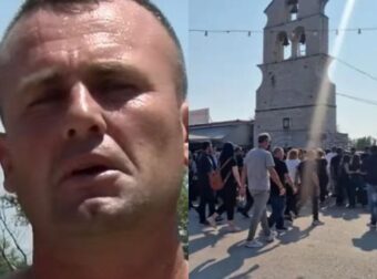Όλοι παρατήρησαν το στεφάνι του Γκόγκα Λεβιάν και δάκρυσαν: Το στεφάνι στην κηδεία του Σπύρου στον Άραχθο που ράγισε καρδιές