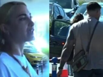 Η στιγμή που η Ιωάννα Τούνη παίρνει τον 2,5 ετών γιο της από τον Δημήτρη Αλεξάνδρου και η σφιχτή αγκαλιά