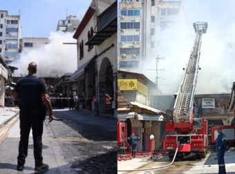 Θεσσαλονίκη: Μαίνεται η φωτιά στο Καπάνι – Καίγεται εστιατόριο και άρπαξε και το δίπλα μαγαζί – Στο Νοσοκομείο 3 πυροσβέστες