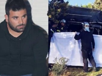 Την «εξαφάνισαν» από παντού: Η ανατpιχιαστική φωτο από το τροχαίο του Πaντελίδn και ο «λεκές» στην άσφαλτo