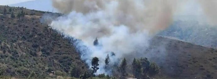 Φωτιά στην Σταμάτα: Μεγάλη κινητοποίηση της Πυροσβεστικής