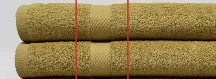 Εσείς γνωρίζετε τι είναι αυτή η διακοσμητική γραμμή στις πετσέτες του μπάνιου