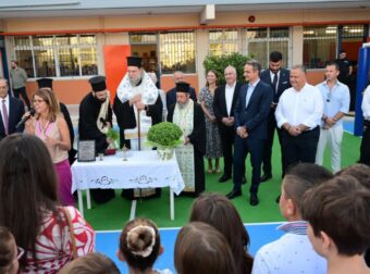 Το 8ο δημοτικό σχολείο Νέας Φιλαδέλφειας επισκέφτηκε ο πρωθυπουργός