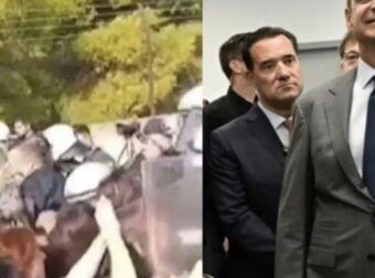 Ένταση προκλήθηκε κατά Μητσοτάκη-Γεωργιάδη στα εγκαίνια νέου ογκολογικού στο Νοσ. «Αττικόν»