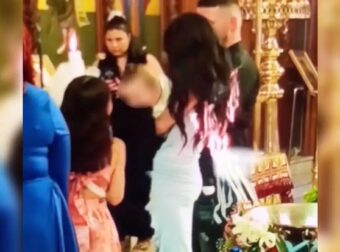 Θρίλερ σε βάφτιση: Άρπαξαν φωτιά τα μαλλιά της νονάς ενώ κρατούσε το μωρό στα χέρια (φωτο)