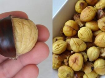 Tο κόλπο για να καθαρίσεις το κάστανο στη στιγμή χωρίς να το σπάσεις καθόλου (video)