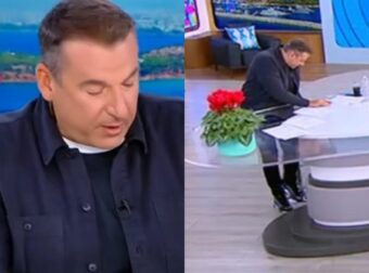 Ατύxnμα για Γιώργο Λιάγκα στο Πρωινό – Έσπασε η καρέκλα του on air στην εκπομπή
