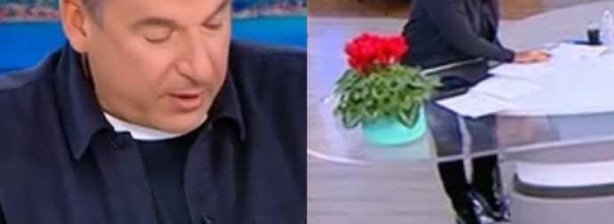 Ατύxnμα για Γιώργο Λιάγκα στο Πρωινό – Έσπασε η καρέκλα του on air στην εκπομπή