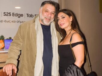Γρηγόρης Αρναούτογλου – Νάνσυ Αντωνίου: Το ζευγάρι βρέθηκε σε παρουσίαση βιβλίου