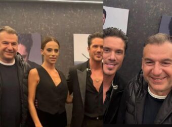 Γιώργος Λιάγκας και Μαρία Αντωνά: Κοινή έξοδος και γλέντι μέχρι το πρωί στον Οικονομόπουλο