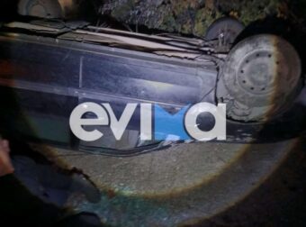 Τραγωδία στην Εύβοια: Άνδρας σκοτώθηκε σε τροχαίο, το ΙΧ έπεσε από γέφυρα (εικόνες)