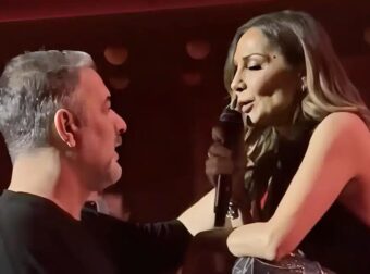 Έλιωσε όλο το Κέντρο Αθηνών: Ο Μπισμπίκης εκδήλωσε την αγάπη της στην Βανδή μπροστά σε όλους