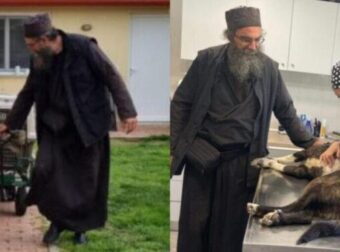 Ευλογημένος άνθρωπος: Ο πάτερ Ελευθέριος εδώ και χρόνια στειρώνει, περιθάλπει και σώζει αδέσποτα