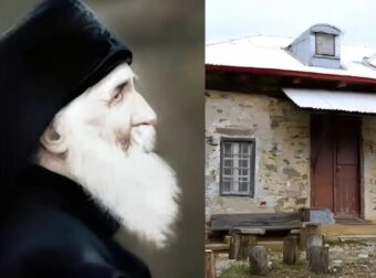 Το αγıασμένο κελί του Αγίου Παϊσίου στον Τίμιο Σταυρό