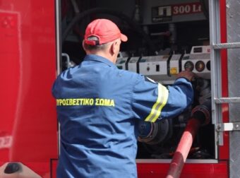 ΦΩΤΙΑ ΣΕ ΒΥΤΙΟΦΟΡΟ ΣΤΗΝ ΕΘΝΙΚΗ ΟΔΟ