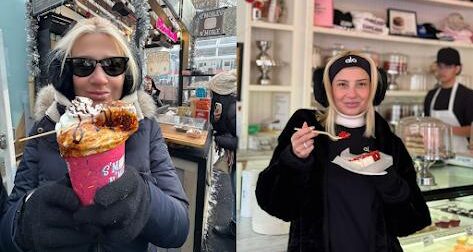 Φαίη Σκορδά: Οι πρώτες εικόνες από την απόδραση στη Νέα Υόρκη με τον σύντροφο και τα παιδιά της