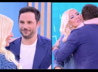 Το είχε κρύψει πίσω από το μαξιλάρι: «Άφωνη» στον αέρα η Καινούργιου με το δώρο που της έκανε ο Ευθύμης Ζησάκης